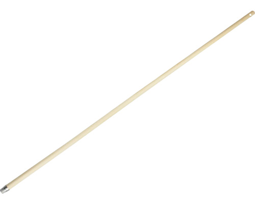 Holzstab für Werkzeuge mit Metallhülse und Aufhängeloch