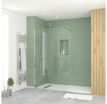 Raumdusche Aurlane Essential 1200x1950 mm Echtglas Klar hell chrom Reversibel