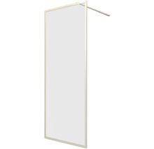 Raumdusche Aurlane Golden Edge 800x2000 mm Echtglas Klar hell gold Reversibel