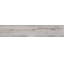 Feinsteinzeug Bodenfliese Firenze 22,9x119,9 cm grau matt