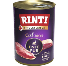 Rinti Singlefleisch Exklusiv Hundenassfutter Ente Pur Dose