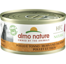 Almo Nature Katzennahrung mit Huhn und Thunfisch in einer Dose