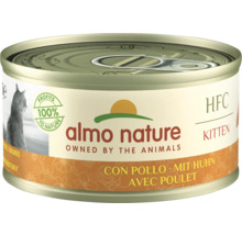 Katzenfutter nass almo nature HFC Kitten Huhn 70 g