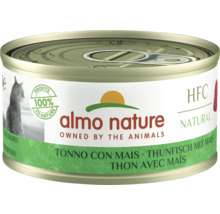 Katzenfutter nass almo nature HFC Thunfisch und Mais 70 g