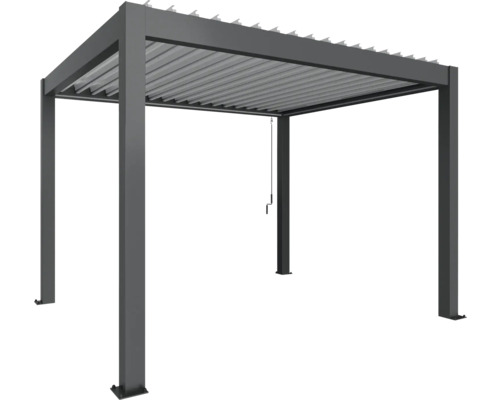 Pergola biohort 3 x 3,5 dunkelgrau-metallic