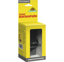 Sugan Rattenfalle von Neudorff in gelber Verpackung mit Sichtfenster