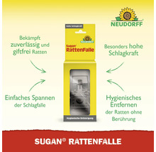 Sugan Rattenfalle in gelber Verpackung zur zuverlässigen und giftfreien Bekämpfung von Ratten.