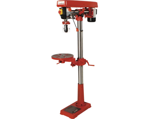 Standbohrmaschine in roter Ausführung