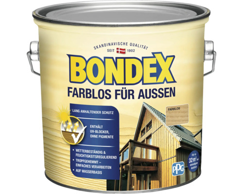 Bondex Farblos für Aussen Holzlasur Dose