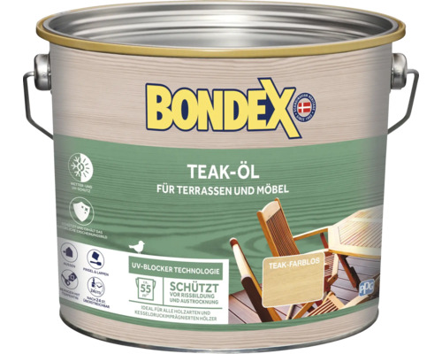 Holzöl Bondex Teak-Öl farblos 2,5 l