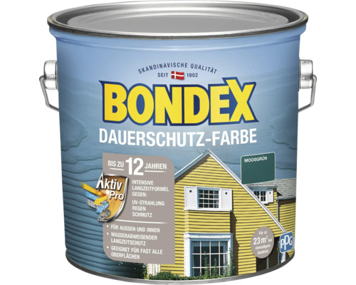Bondex Dauerschutz-Farbe im Farbeimer