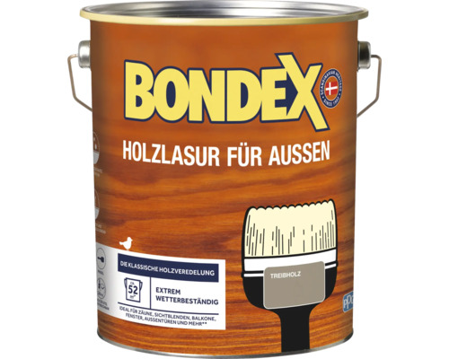 Holzschutz-Lasur Bondex treibholz 4 l