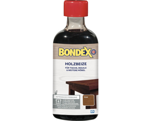 Bondex Holzbeize für Tische, Regale und weitere Möbel in Teak