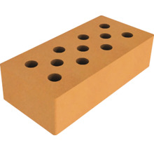 Mauerziegel NF 25x12x6,5 cm gelocht