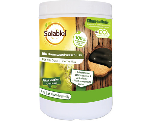 Solabiol Bio Baumwundverschluss für Obst- und Ziergehölze, 1 kg, anwendungsfertig Solabiol Bio Baumwundverschluss für Obst- und Ziergehölze, 1 kg, anwendungsfertig