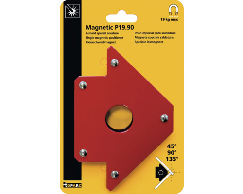 TOPARC Fixierschweissmagnet P19.90 mit einer maximalen Haltekraft von 19 Kilogramm