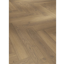 Verlegung von Laminatboden im Fischgrätmuster