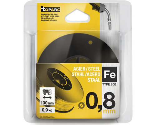 Toparc Schweißdrahtrolle, 0,8 mm Durchmesser, 0,9 kg schwer