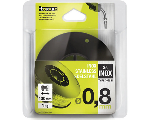 Toparc Schweißdrahtrolle mit 0,8 mm Durchmesser und 1 kg Gewicht