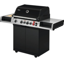 Gasgrill mit Seitenablagen und Unterschrank für den Außenbereich