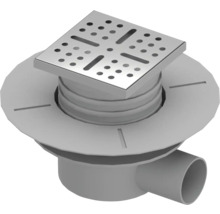 Duschablauf Aurlane 50 mm für Duschbodenelement chrom matt FAC033