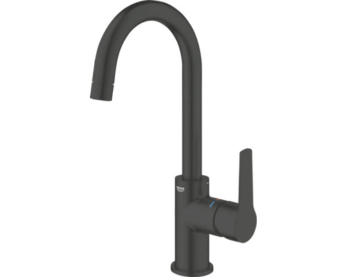 Einhebel Waschtischarmatur Grohe Quickfix Start schwarz 242032432