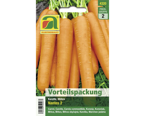 Karotten Nantes 2 Saatgutpackung