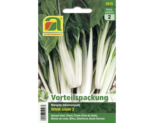 Mangold White Silver 2 Vorteilspackung Samen