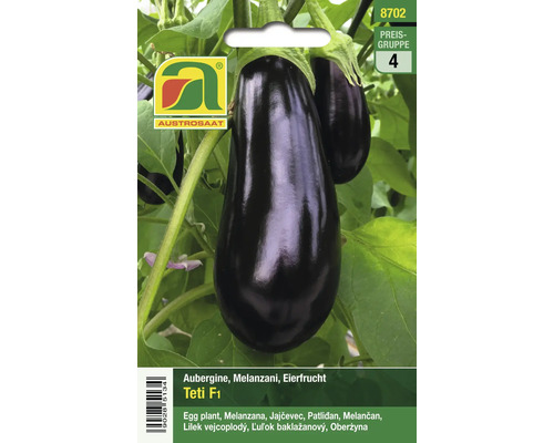 Auberginen-Samenpackung