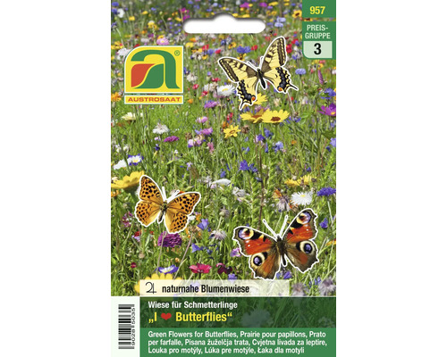 Blumensamenpackung Wiese für Schmetterlinge