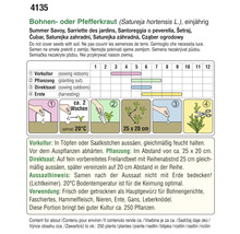 Informationen zum Anbau von Bohnen- oder Pfefferkraut