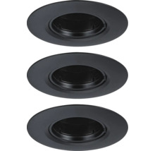 Drei Downlight-Einsätze für Leuchten