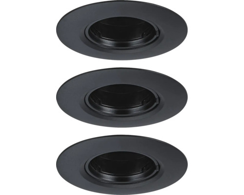 Drei Downlight-Einsätze für Leuchten