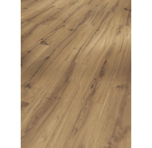 Verlegter Laminatboden in Holzoptik