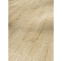 Verlegter Laminatboden in Holzoptik