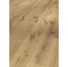 Verlegter Holzboden aus Eiche