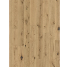 Helle Eichenholzdiele mit Astlöchern für den Innenbereich