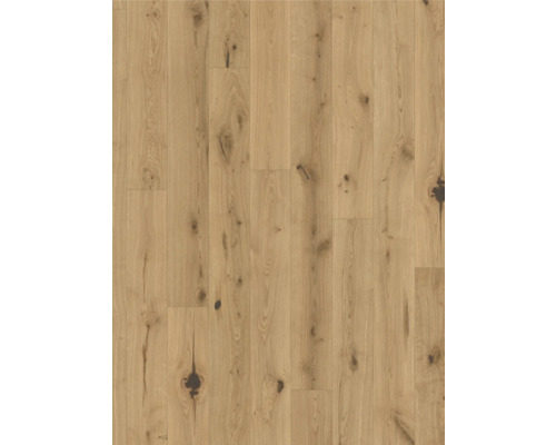 Helle Eichenholzdiele mit Astlöchern für den Innenbereich