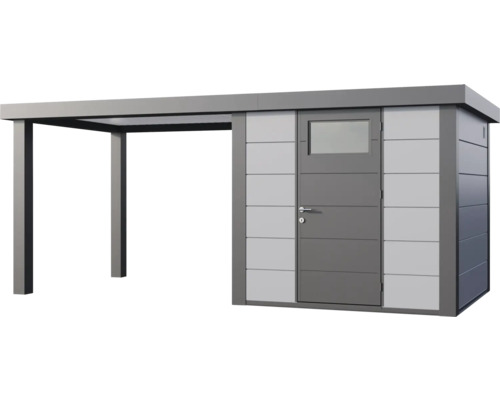 Gartenhaus mit Vordach und Tür