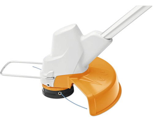 Detailaufnahme eines Rasentrimmers