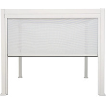 Pergola mit Rollo als Sonnenschutz