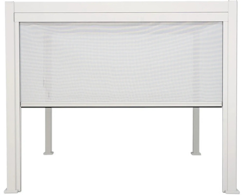 Pergola mit Rollo als Sonnenschutz