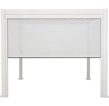 Pergola mit Sichtschutzrollo