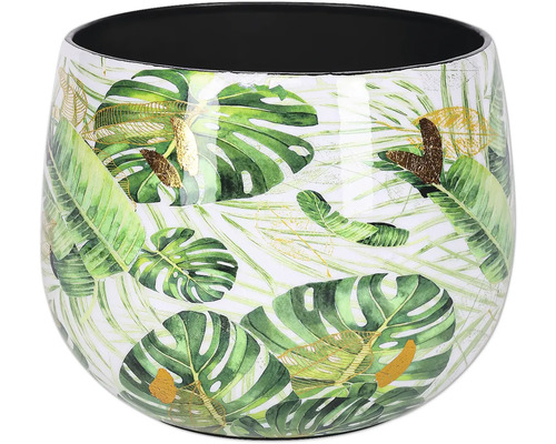 Übertopf Metall Monstera D 20 cm H 16 cm