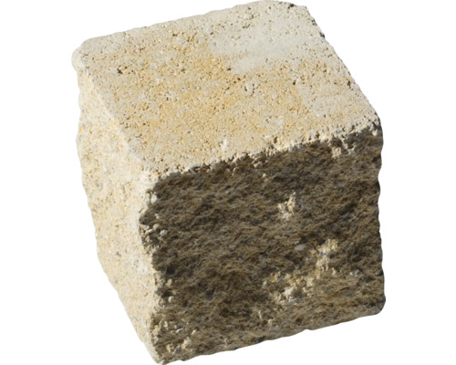 Ein einzelner Pflasterstein aus Beton