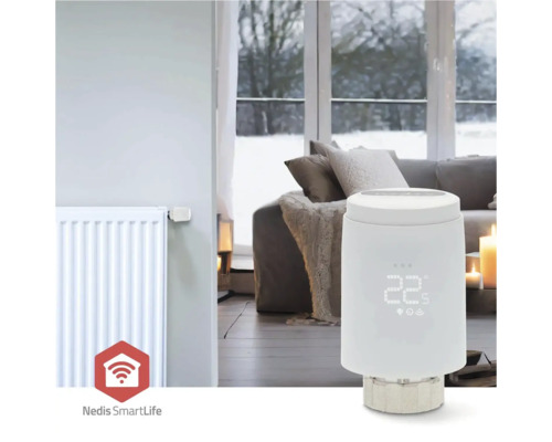 Smarter Heizkörperthermostat im Wohnraum