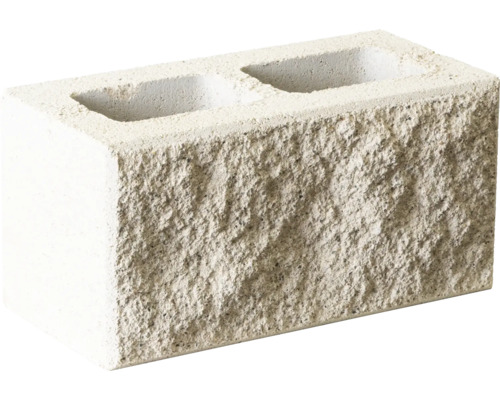 Betonblockstein mit zwei Löchern