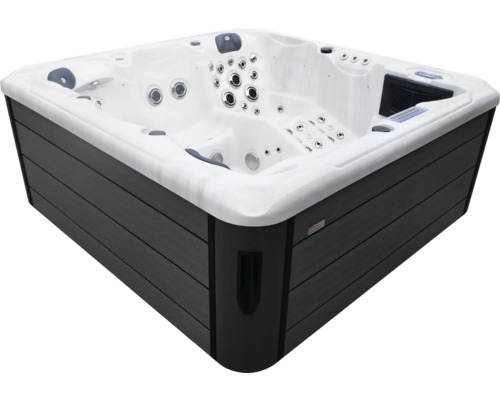 Aufstellbarer Whirlpool HomeLuxe Hawaii weiß inkl. Treppe, Abdeckung und LKW Anlieferung Aufstellbarer Whirlpool HomeLuxe Hawaii weiß inkl. Treppe, Abdeckung und LKW Anlieferung