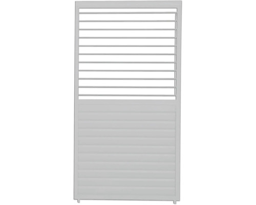 Sichtschutzzaun mit Lamellen für den Außenbereich