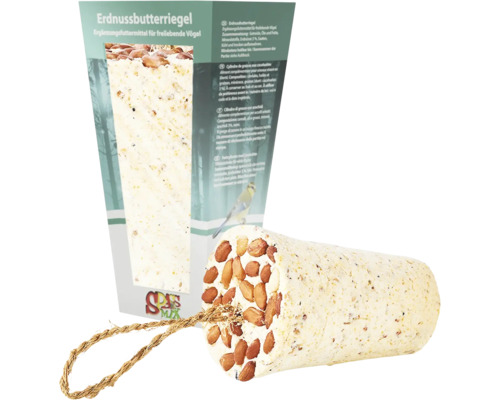 Wildvogelfutter Spassmix Erdnussbutterriegel 300g